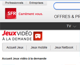 Jeux � la Demande SFR